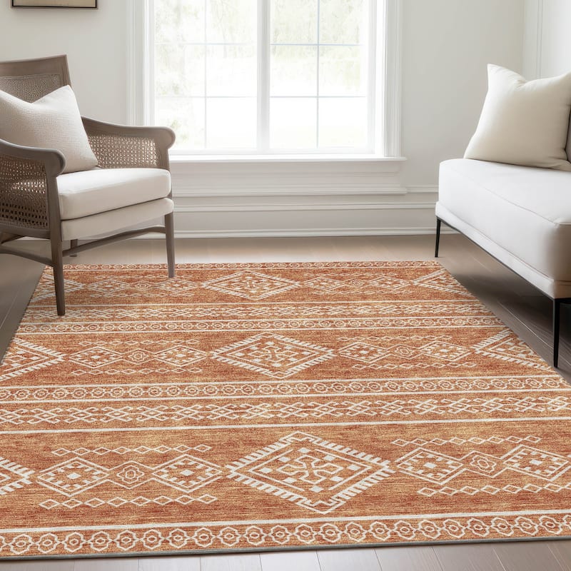 Premium Washable Super Soft Boho Globe Mayfield Rug