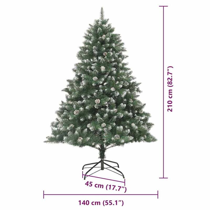 vidaXL Artificial ChristmasTree with Stand Gree PVC