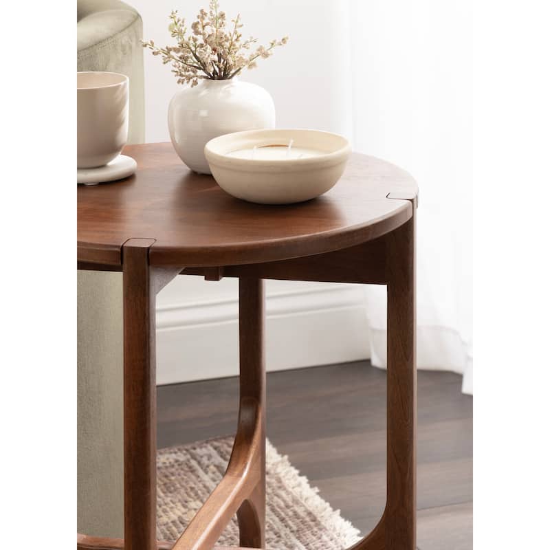 Kate and Laurel Kroscove Wood Side Table