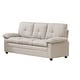 Reno Plush Tufted Microfiber Living Room Sofa | Overstock.com Shopping ...