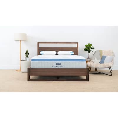 Bear Star Hybrid Mattress with Gel Foam and 2 Free Pillows