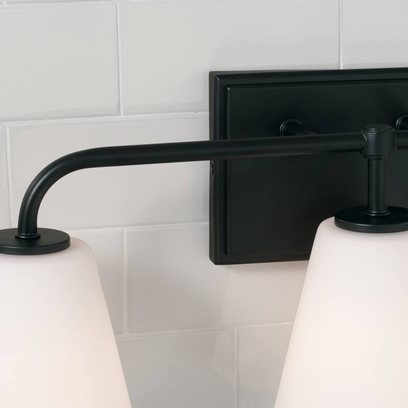 Brody 3-light Bath/ Vanity Fixture w/ Soft White Glass