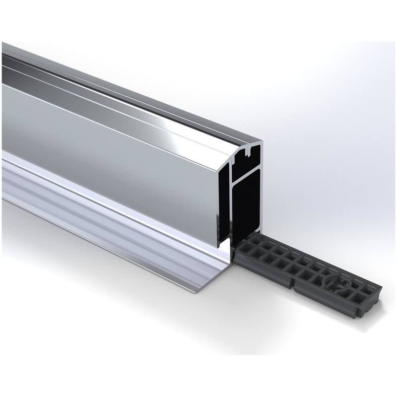 Ebbe America EK-HC660 KERB 66" Long Shower Curb - Polished Chrome