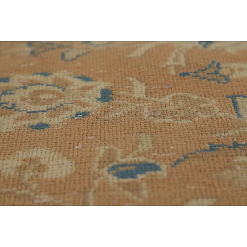 Traditional Najafabad Persian Vintage Rug Hand-Knotted Wool Carpet - 8'0" x 11'3"