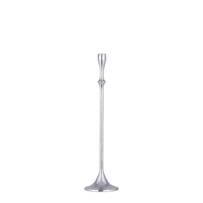 Sm. Alum. Novo Candlestick Raw Nickel - RAW NICKEL