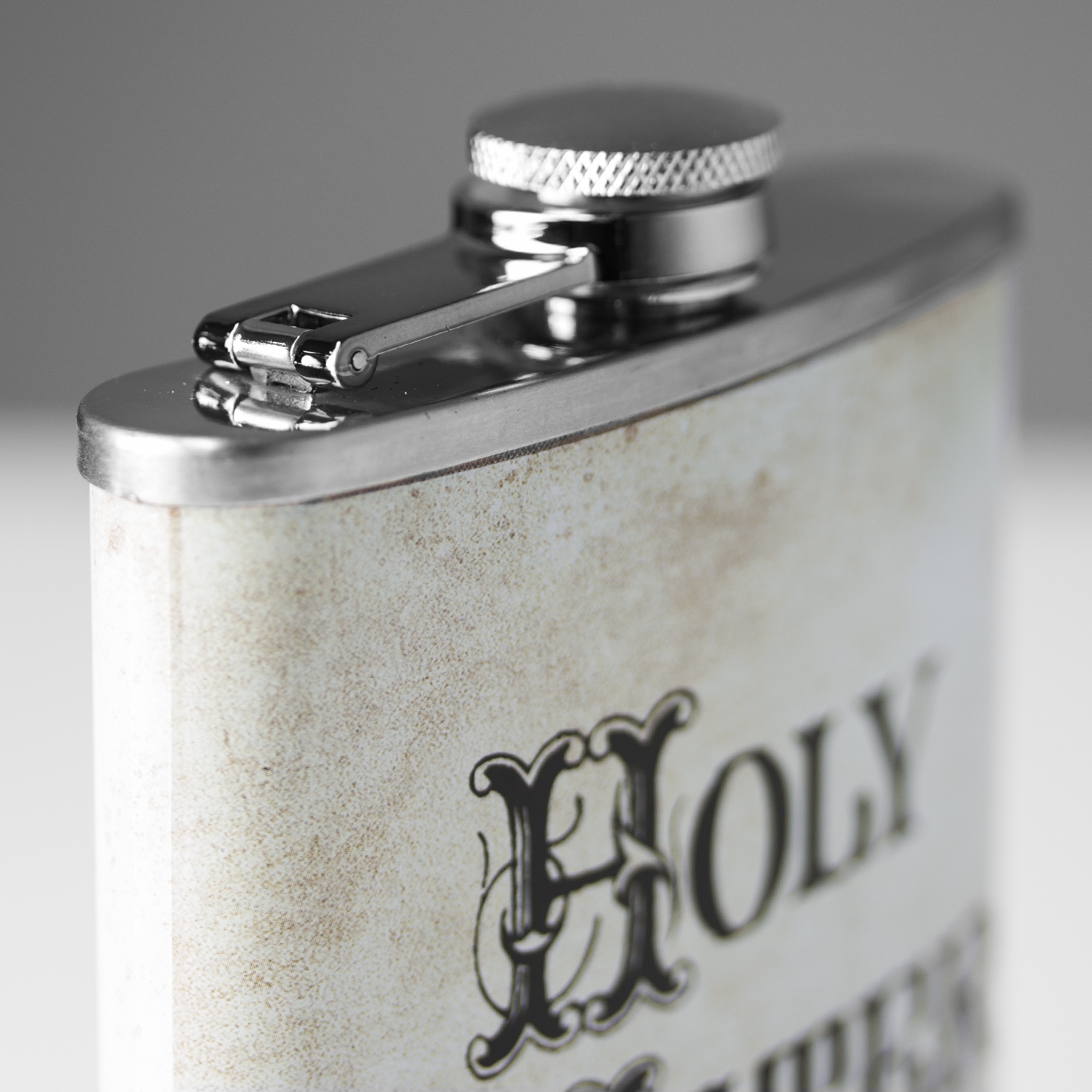 Artsy Owl Em1 Flask 8oz Stainless Steel Hip Drinking Whiskey 