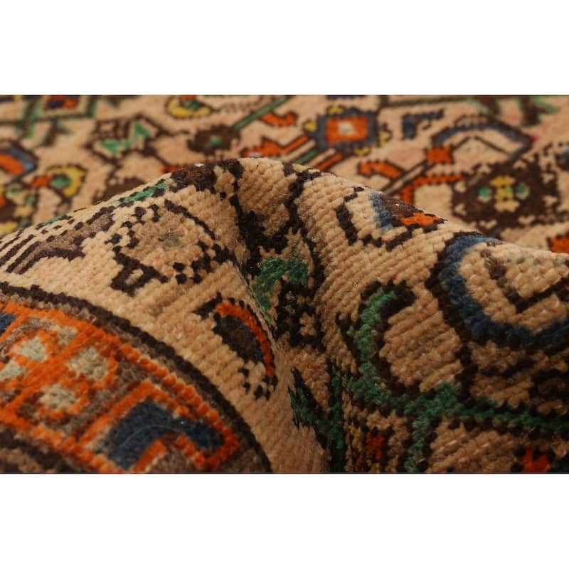 ECARPETGALLERY Hand-knotted Anatolian Vintage Tan Wool Rug - 3'3 x 13'4