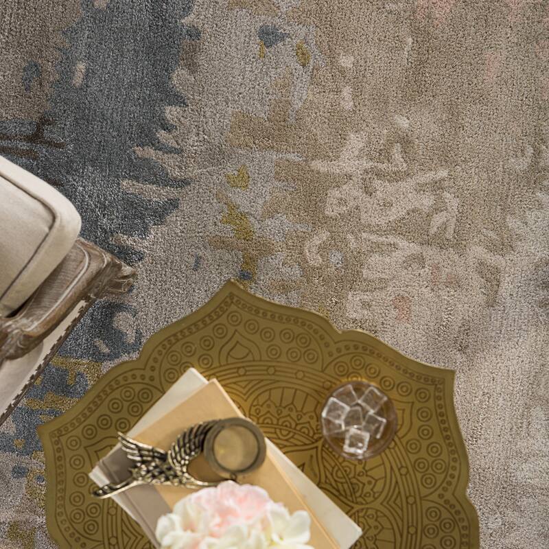 Benna Handmade Abstract Area Rug