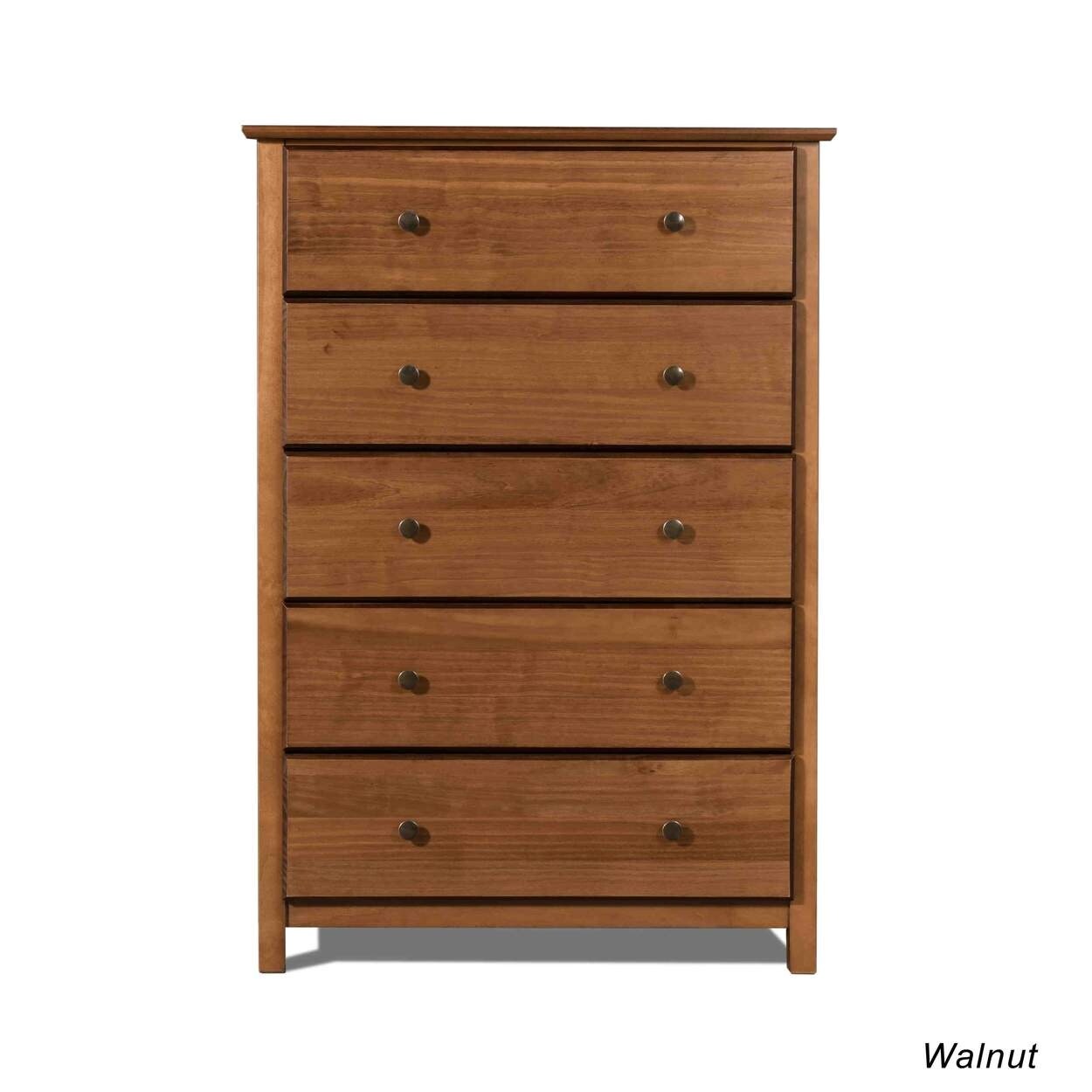 Shaker 5 drawer standard dresser