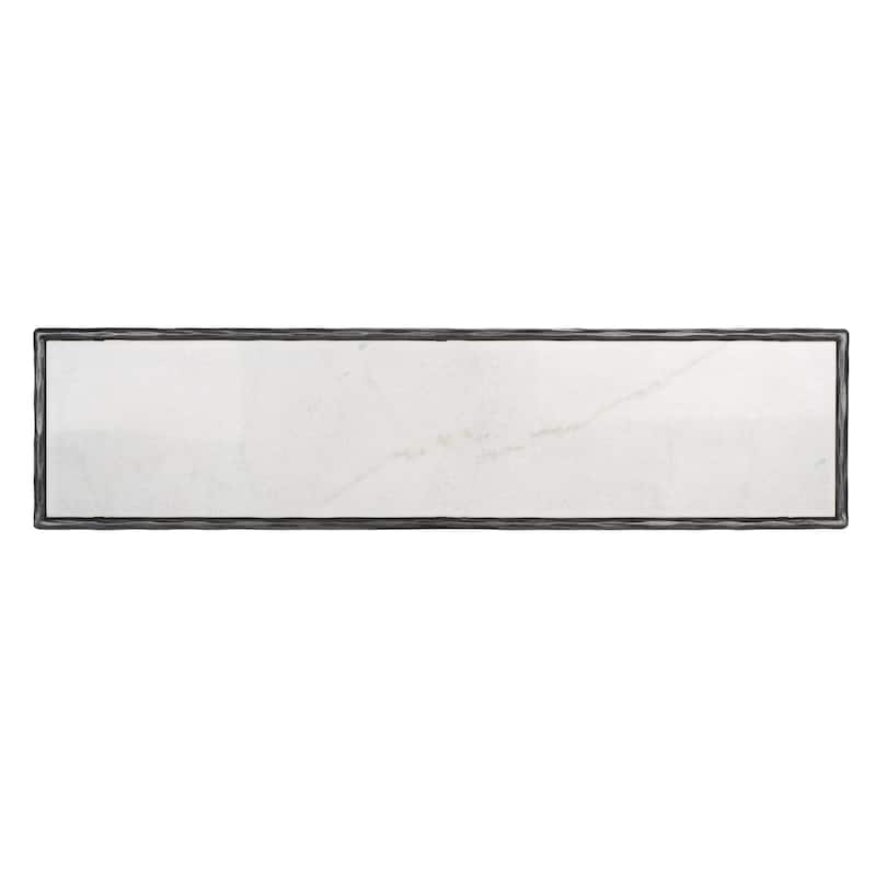 SAFAVIEH Couture Dorotea Forged Metal Rectangle Console Table - 48" W x 12" L x 30" H - 48"W x 12"D x 30"H