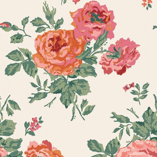 slide 2 of 4, Cath Kidston Archive Rose Pink Blooms