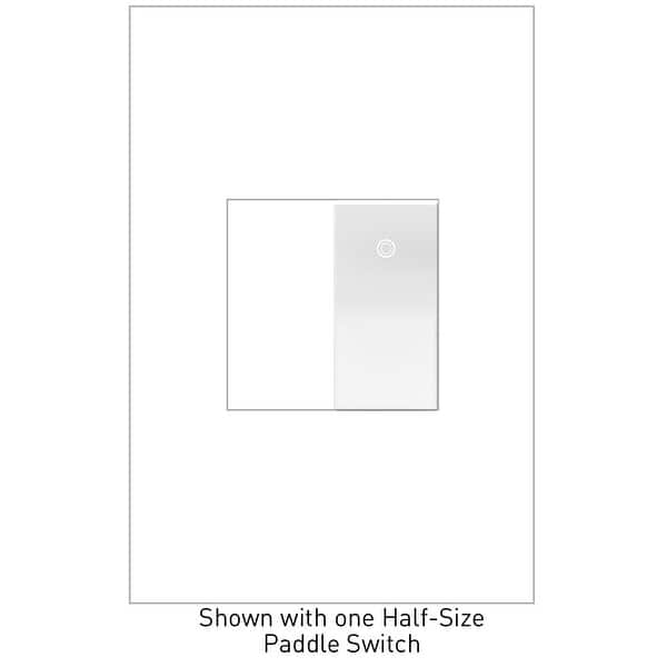 Legrand Aspd1531w4 Paddle 600 Watt Single Pole Or 3 Way Single Module Light Switch White