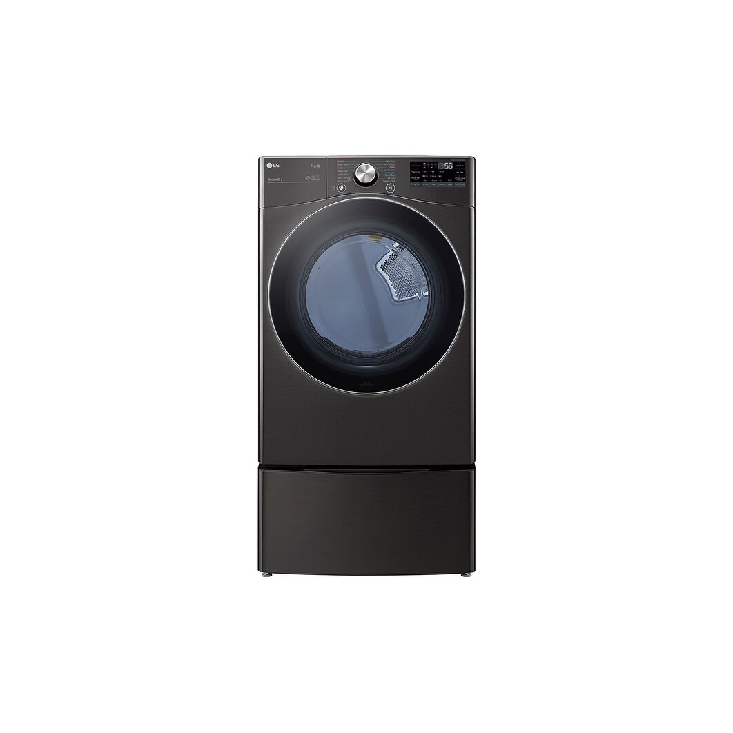 LG 7.4 CU. FT. ULTRA LARGE CAPACITY SMART WI-FI ENABLED FRONT LOAD ELECTRIC DRYER WITH TURBOSTEAM AN