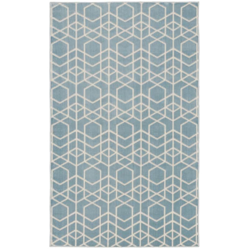 Nourison Washable Charm Indoor only Geometric Area Rug