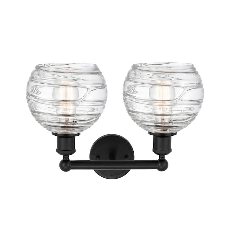Innovations Lighting Athens Deco Swirl - 2 Light 17" Bath Vanity Light