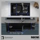 preview thumbnail 33 of 45, Karran Drop-In Quartz 33 in. 1-Hole 60/40 Double Bowl Sink - 33" x 22" x 10" - 33" x 22" x 10"