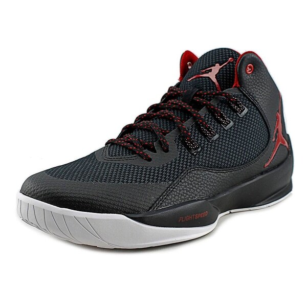 Shop Jordan Rising High 2 Men Round Toe Synthetic Black