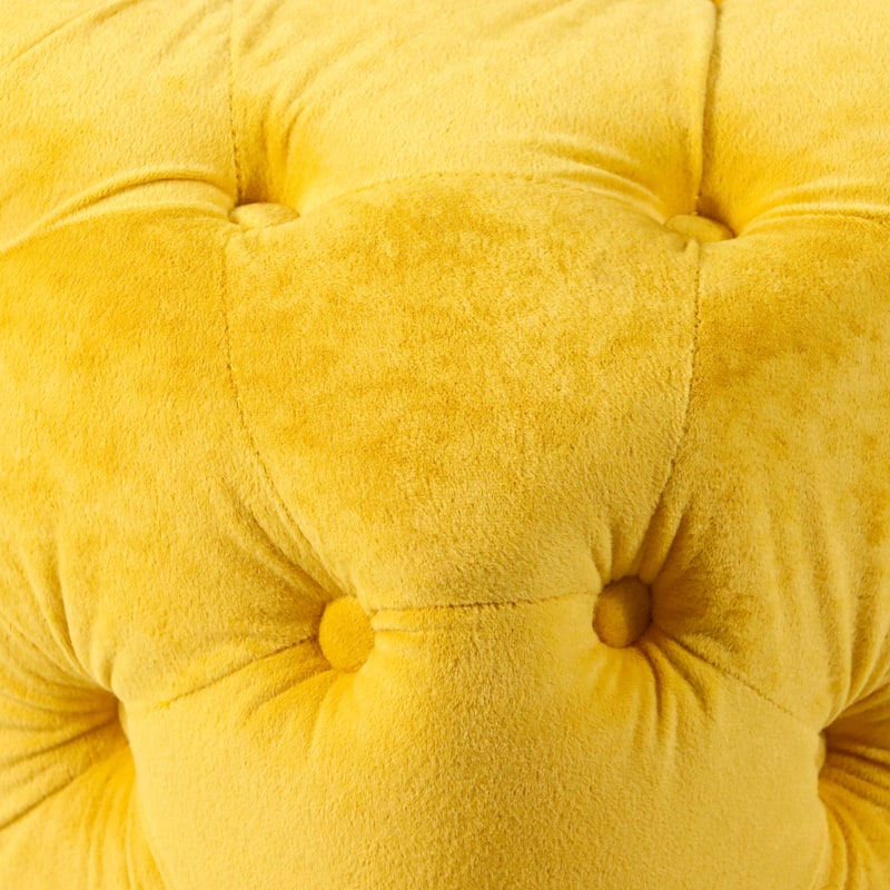 Modern Velvet Ottoman for Living Room, Bedroom, Entrance