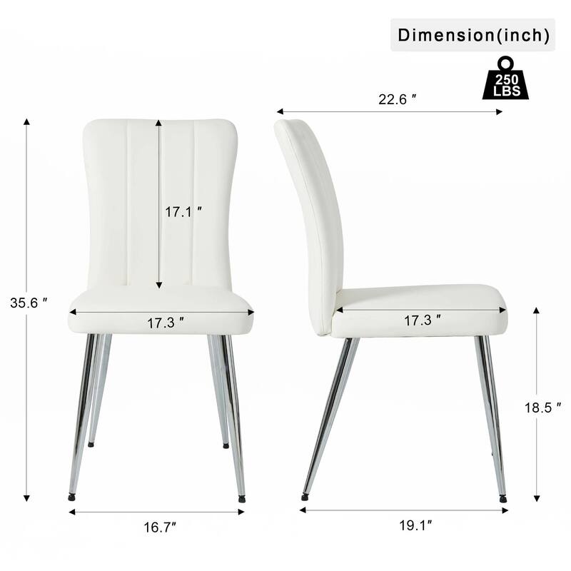 PU Dining Chair(set of 4)
