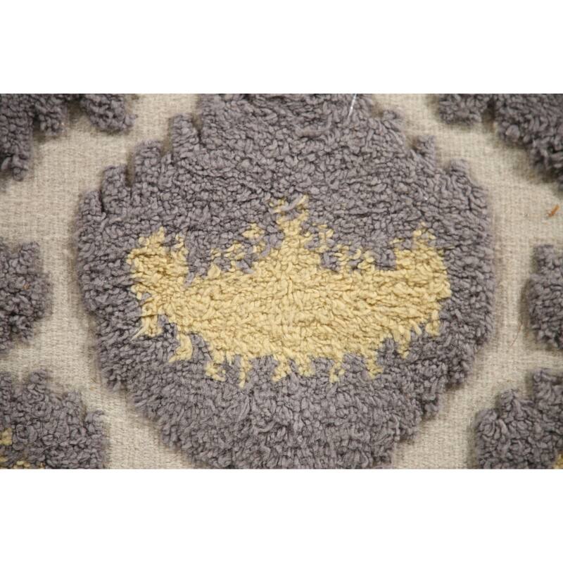 Moroccan Oriental Area Rug Hand-Knotted Wool Carpet - 5'2"x 7'11"