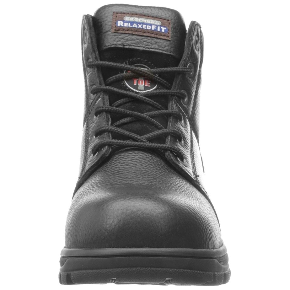 skechers for work men's workshire relaxed fit work steel toe boot