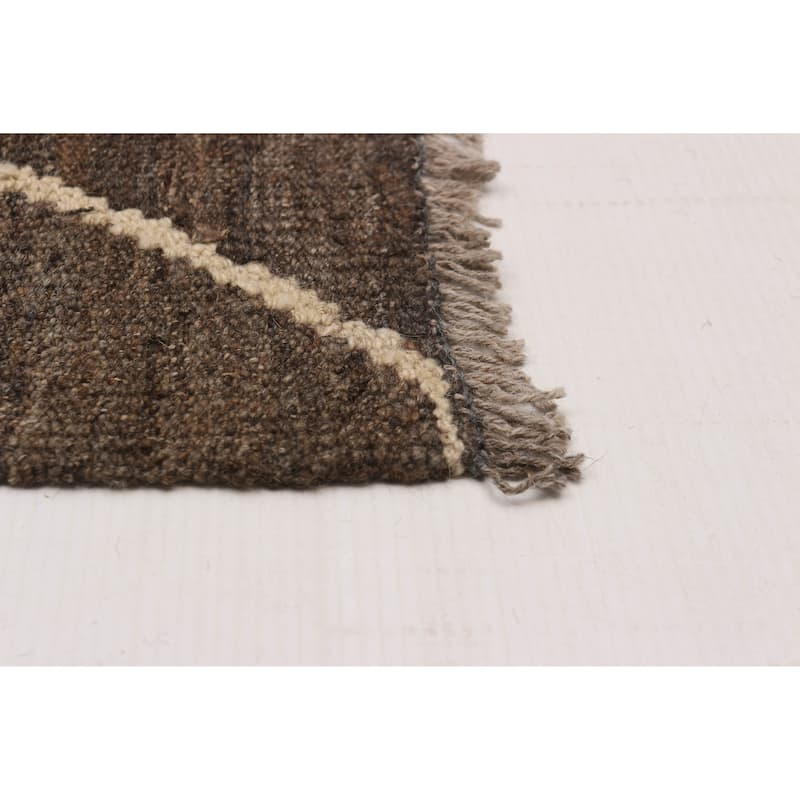 Sivas Brown Kilim 6'8" x 10'0" - 6'8 x 10'0