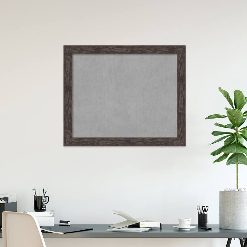 Amanti Art Bridge Black Framed Magnetic Board