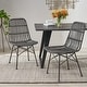 preview thumbnail 1 of 10, Assisi Wicker Dining Chairs (Set of 2) by Christopher Knight Home