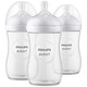 preview thumbnail 1 of 8, Natural Baby Bottle with Natural Response Nipple 3 Pack in Clear Plastic