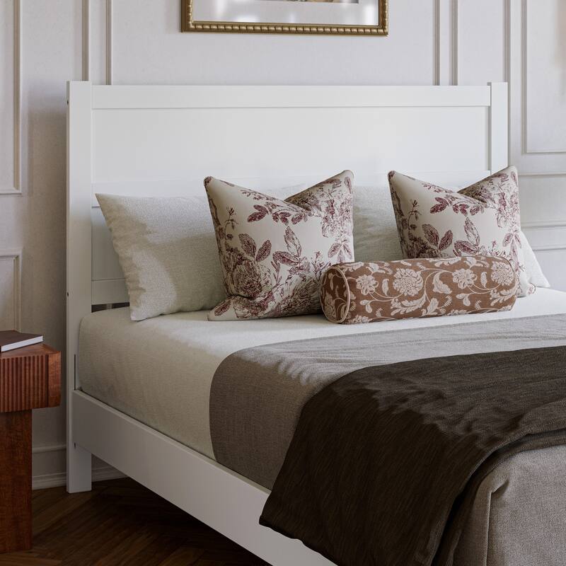 Aveline Wood Platform Bed with Matching Footboard & Trundle