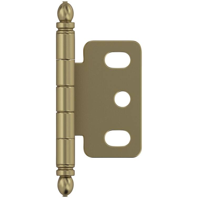 Amerock PK3180TB Functional Hardware Full Inset Wrap Cabinet Door - Golden Champagne - Golden Champagne