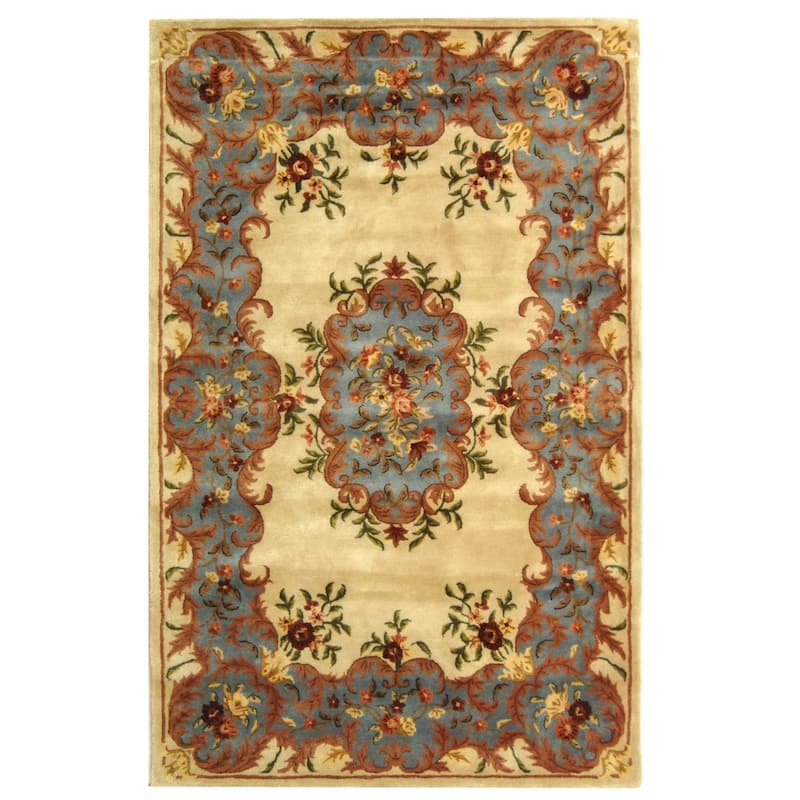 SAFAVIEH Handmade Bergama Folkea Oriental Hand-spun Wool Rug