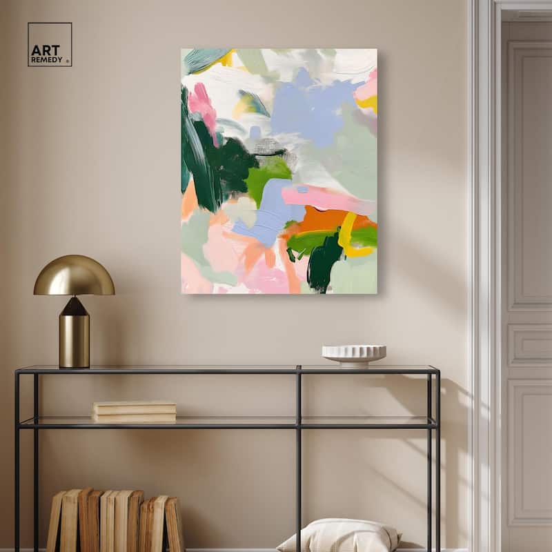 Color Palette Poetry Canvas by Art Remedy, Gallery Wrapped