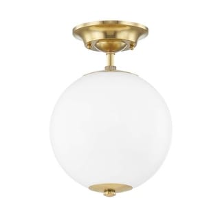 Hudson Valley Lighting Sphere No.1 13" Wide Semi-Flush Globe Ceiling