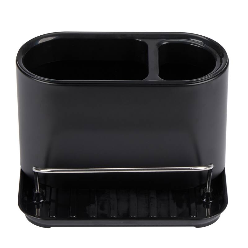 Kitchen Details 3 in 1 Sink Organizer in Matte Black
