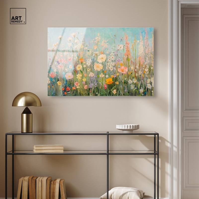 Soft Focus Flora II Acrylic by Art Remedy, Ready to Hang