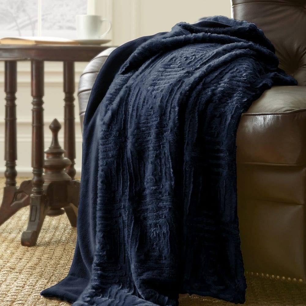 Modern Threads Plush and Cozy Faux Fur Throw