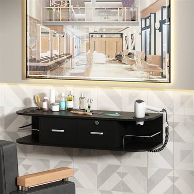 Wall Mounted Beauty Salon,Barber Styling Station,Salon Equipment