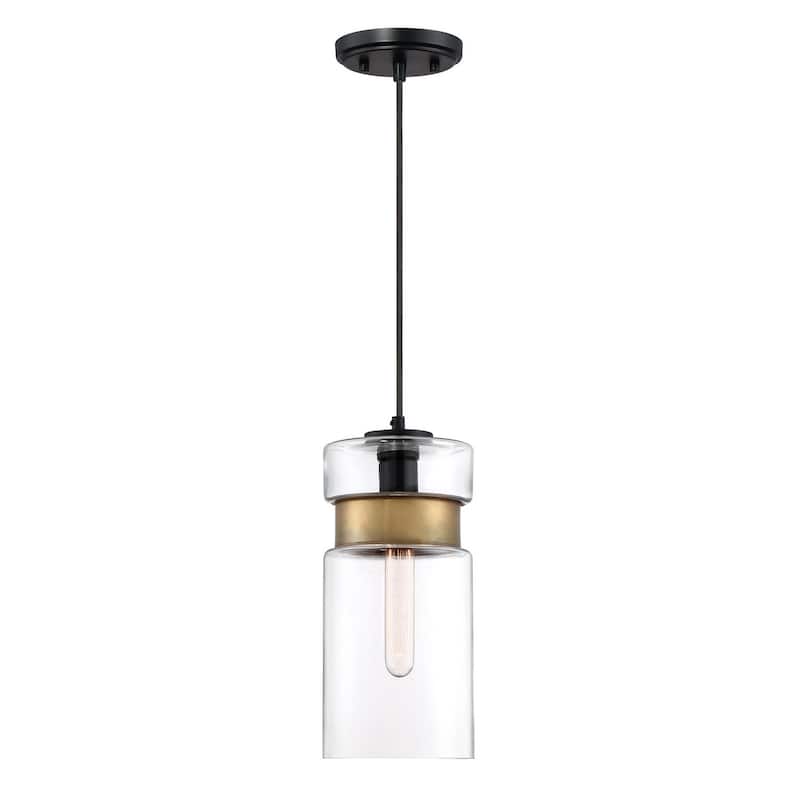 Gathering 1-Light Mini Pendant in Mystic Black