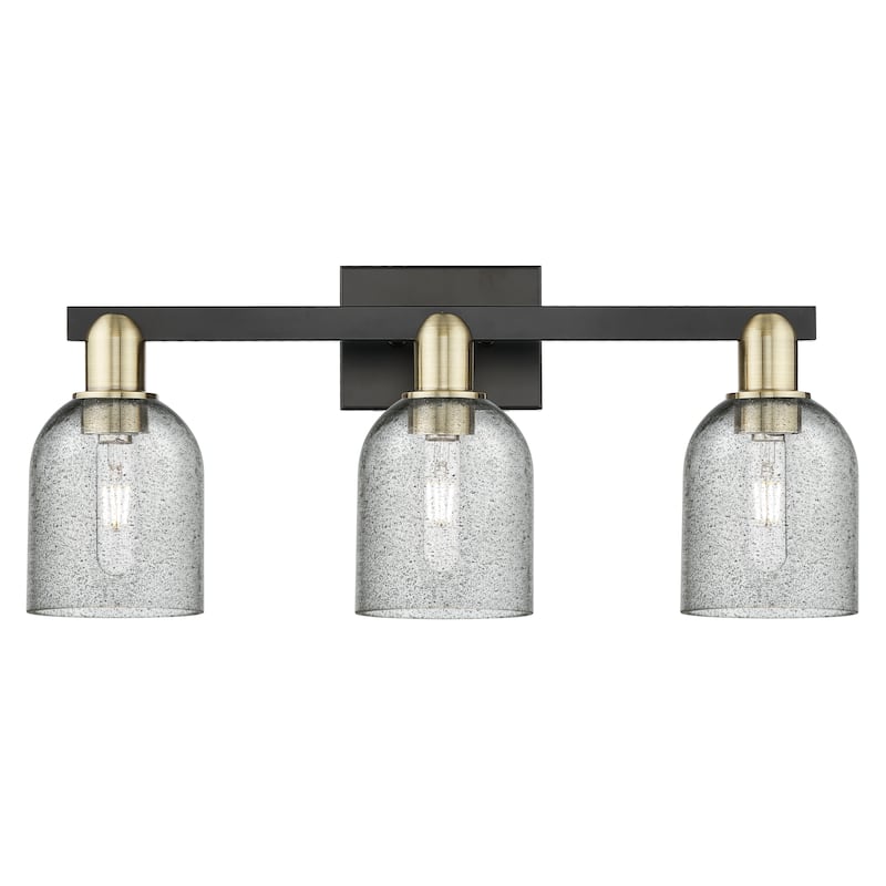 Innovations Lighting Endless Possibilities Arcadia - Caledonia - 3 Light 24" Bath Vanity Light - Charcoal/Black Antique Brass