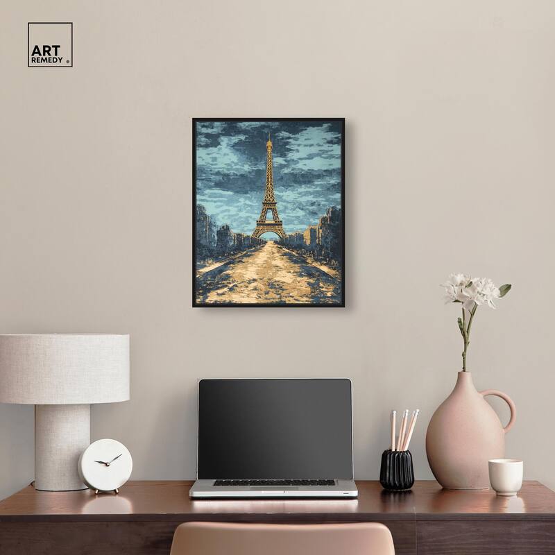 Textured Paris Embroidery Canvas by Art Remedy