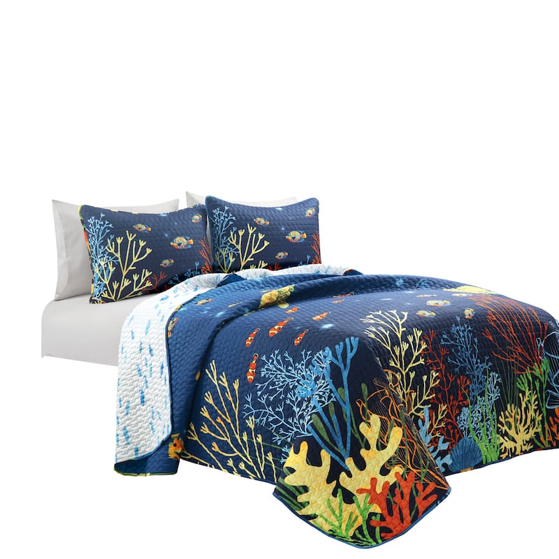 Lush Decor Under The Sea Quilt