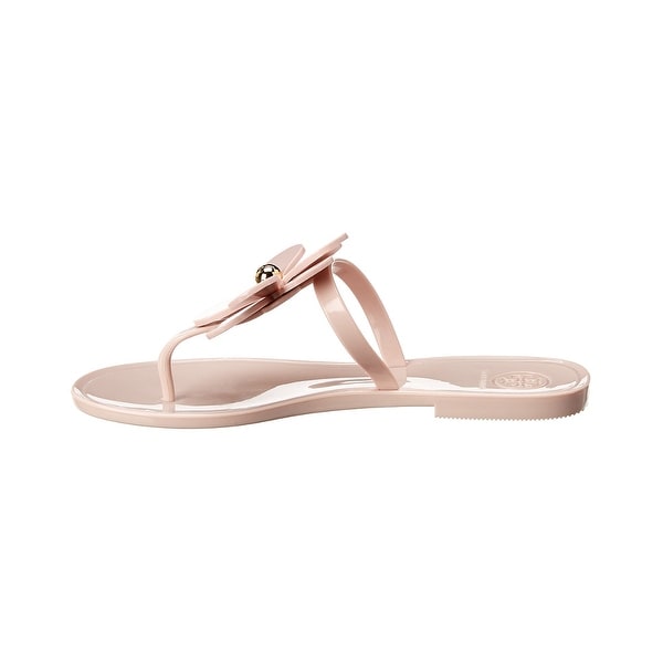 tory burch flower jelly thong