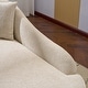 preview thumbnail 6 of 20, Christopher Knight Home - Modern Upholstered Curved Chaise Lounge with Boucle Fabric & Lumbar Pillow - 61.25"W