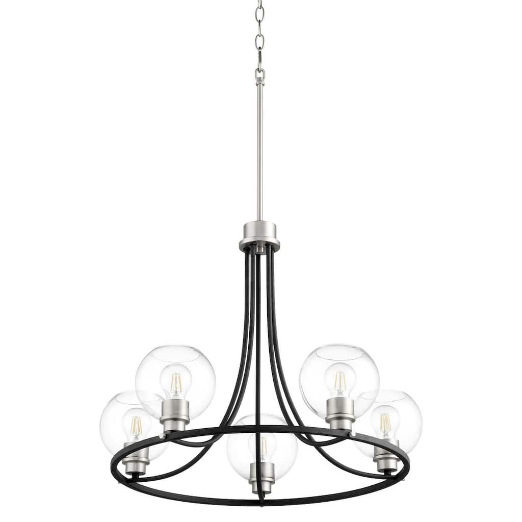 Quorum International 672-5-65 Clarion 5 Light 26" Wide Ring Chandelier