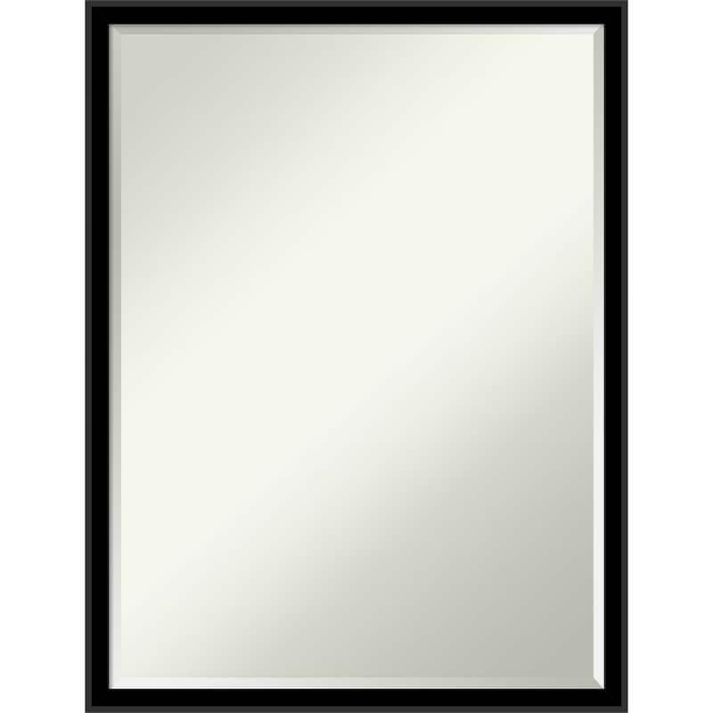 Incline Half-Inch-Bevel Wood Framed Wall Mirror
