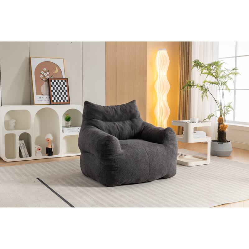 Modern 37" Upholstered Chaise Loungel Chair with High Quality Memory Sponge Filled