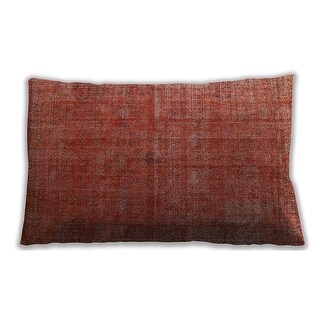 Ahgly Company Mid-Century Modern Indoor-Outdoor Shocking Orange Lumbar