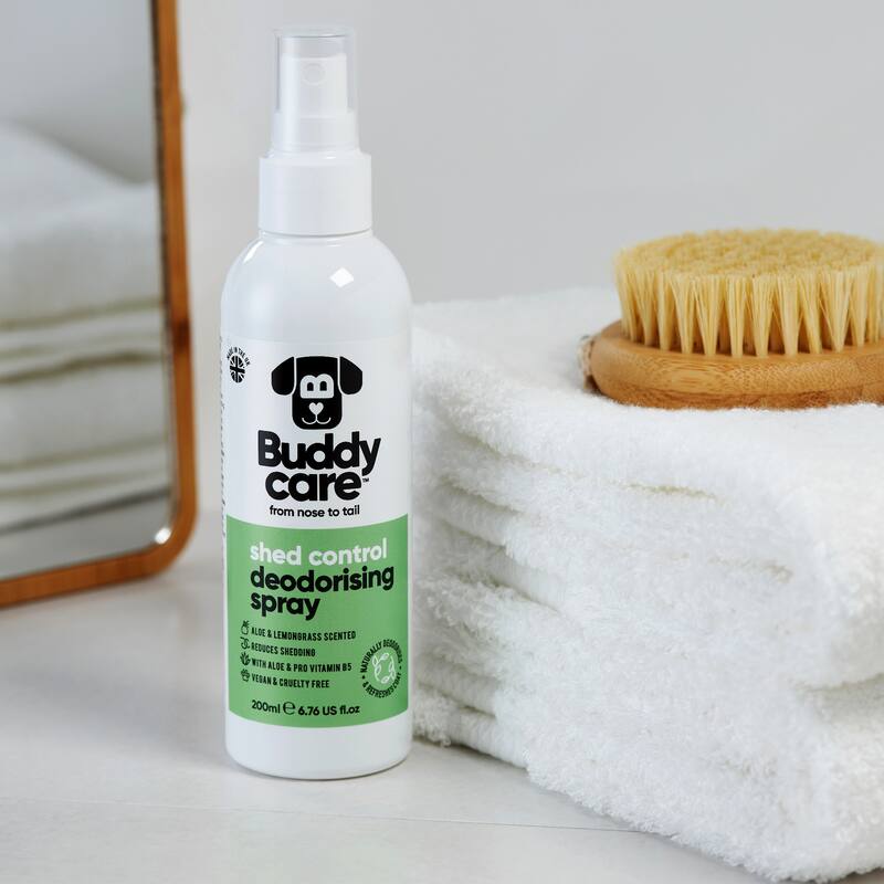 Dog Deodorising Spray - Shed Contol - Aloe & Lemongrass - 200Ml - Set of 2