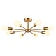 preview thumbnail 8 of 71, Modern Vintage Glam Metal Sputnik Semi - Flush Mount Ceiling Light
